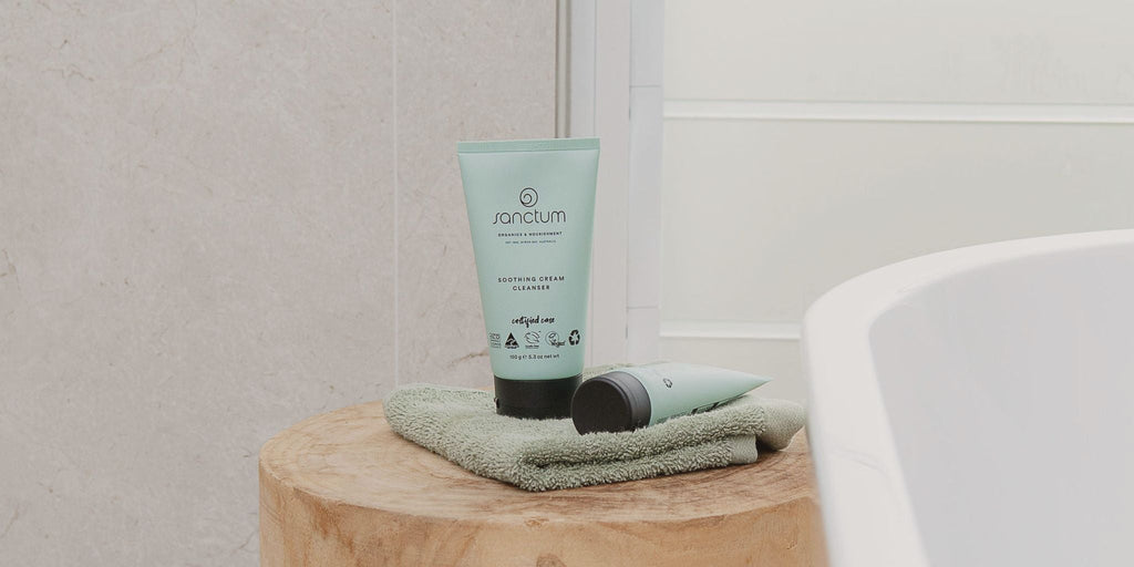 organic cream cleanser bathroom